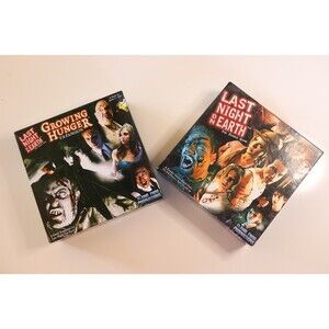 Last Night On Earth Board Game Lot Base Game and Growing hunger Expansion